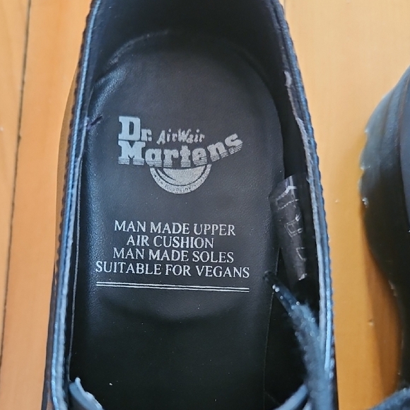 Dr. Martens Mono Felix Platforme Black Vegan Leather Shoes - Picture 2 of 8